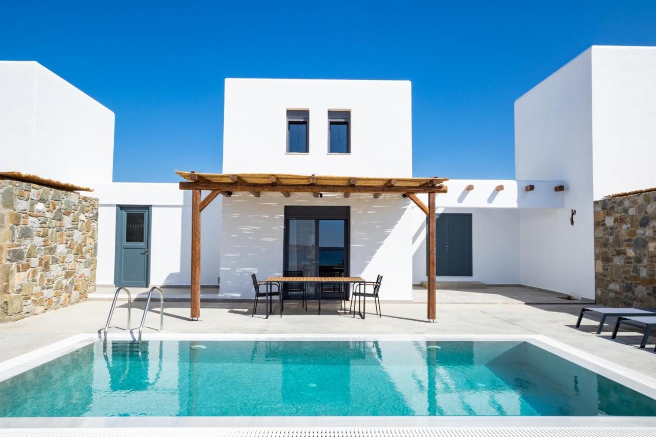 Cato Agro 3, Seafront Villa With Private Pool Afiártisz Kültér fotó