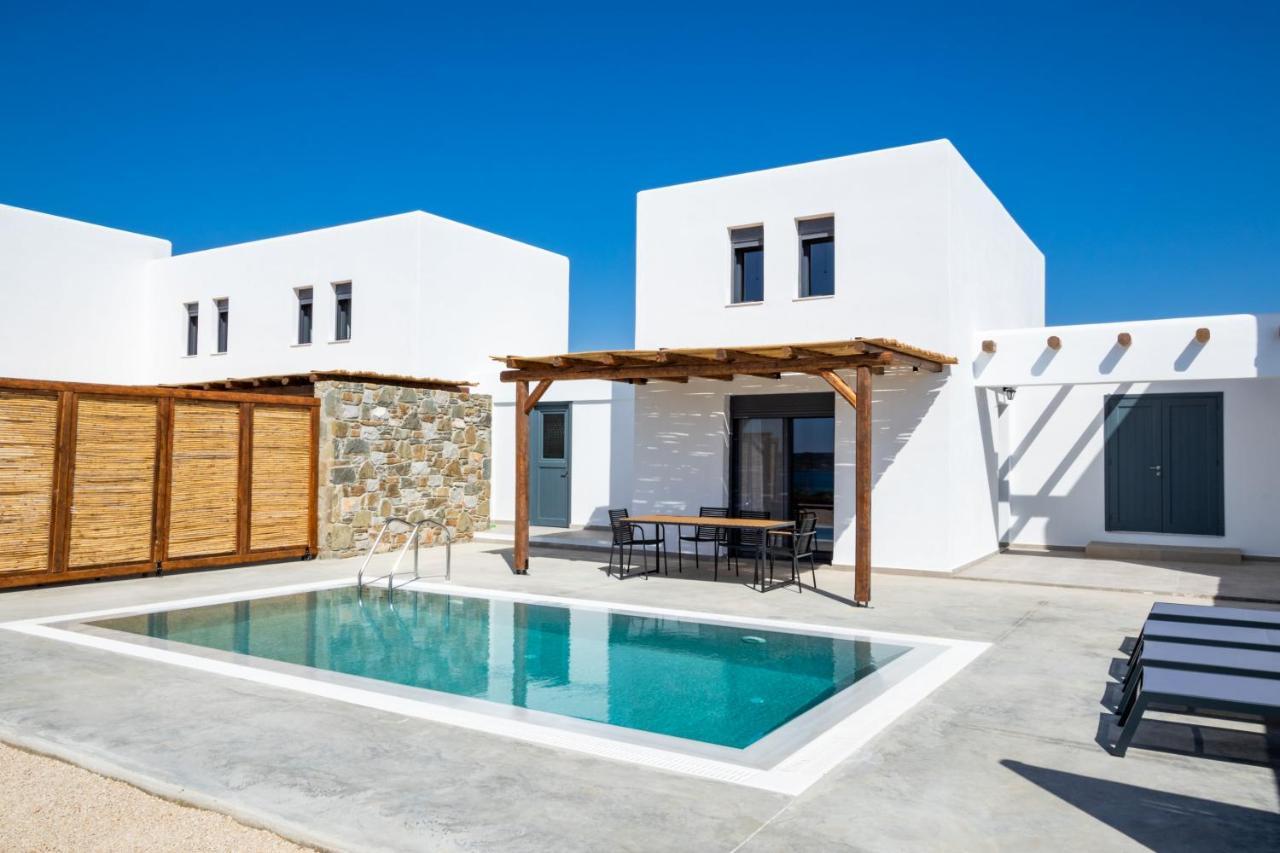 Cato Agro 3, Seafront Villa With Private Pool Afiártisz Kültér fotó